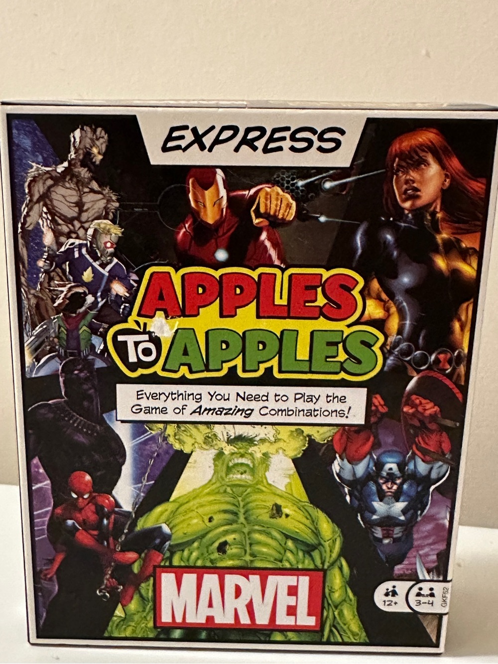 NEW Marvel Apples to Apples Express Card Game - Sealed Cards